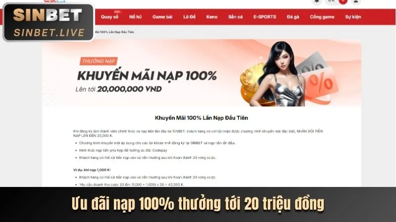 Giao diện trang chủ 188bet với nút đăng ký